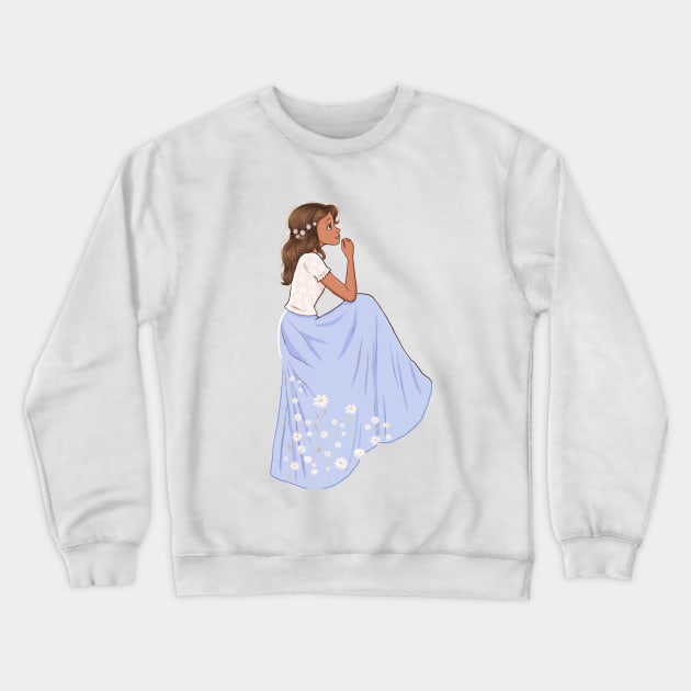 Daydreaming Crewneck Sweatshirt by komkommermeisje